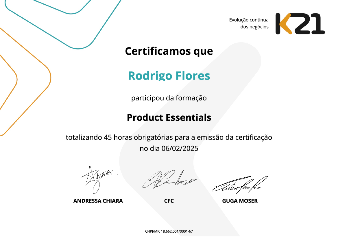 Certificado K21